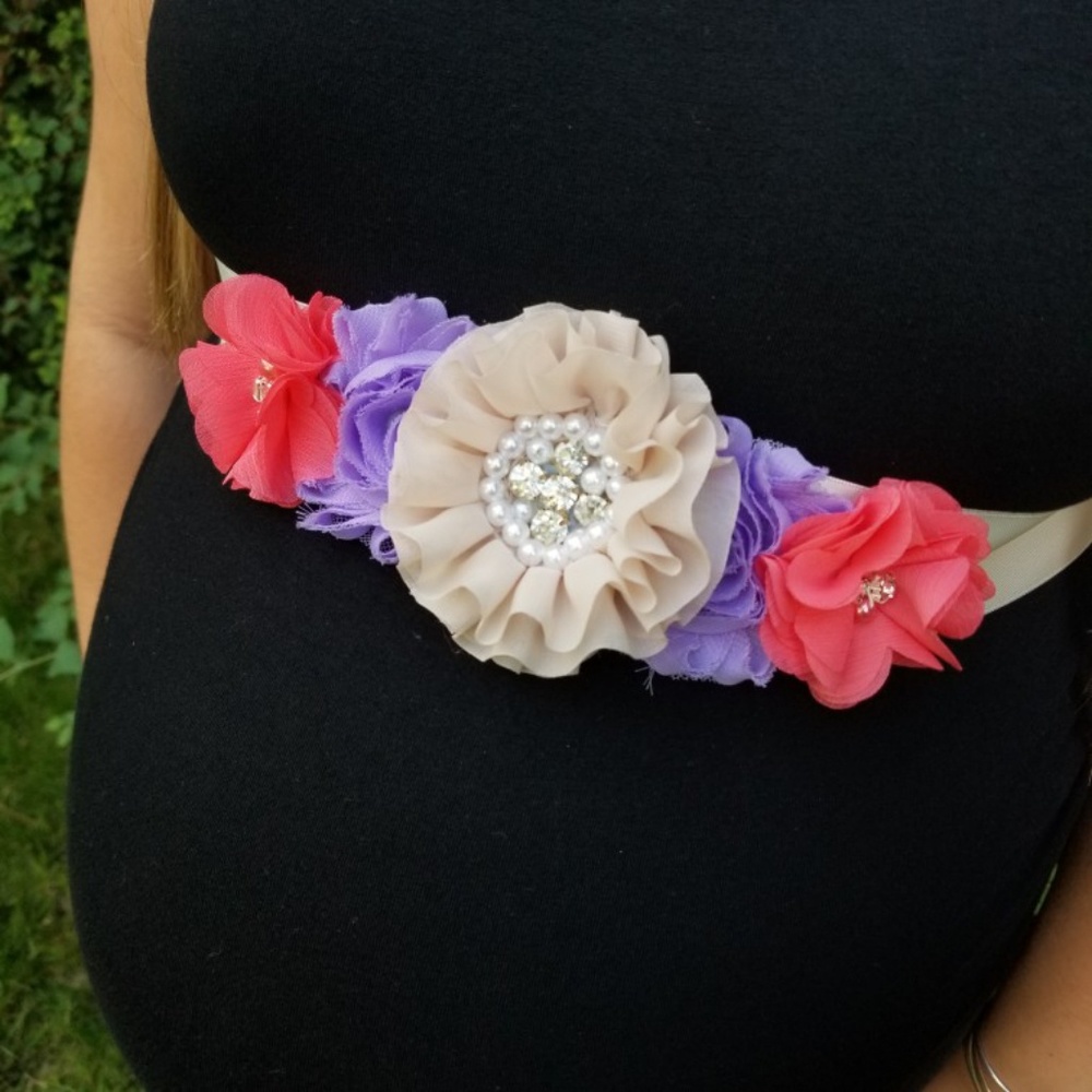 Handmade Maternity Sash